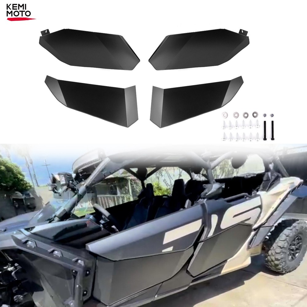 4 Doors Half Lower Door Panel Front & Rear For Can Am Maverick X3 Max 2017-2025
