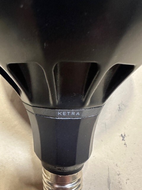 Ketra S38 Lamp Black 10 degrees