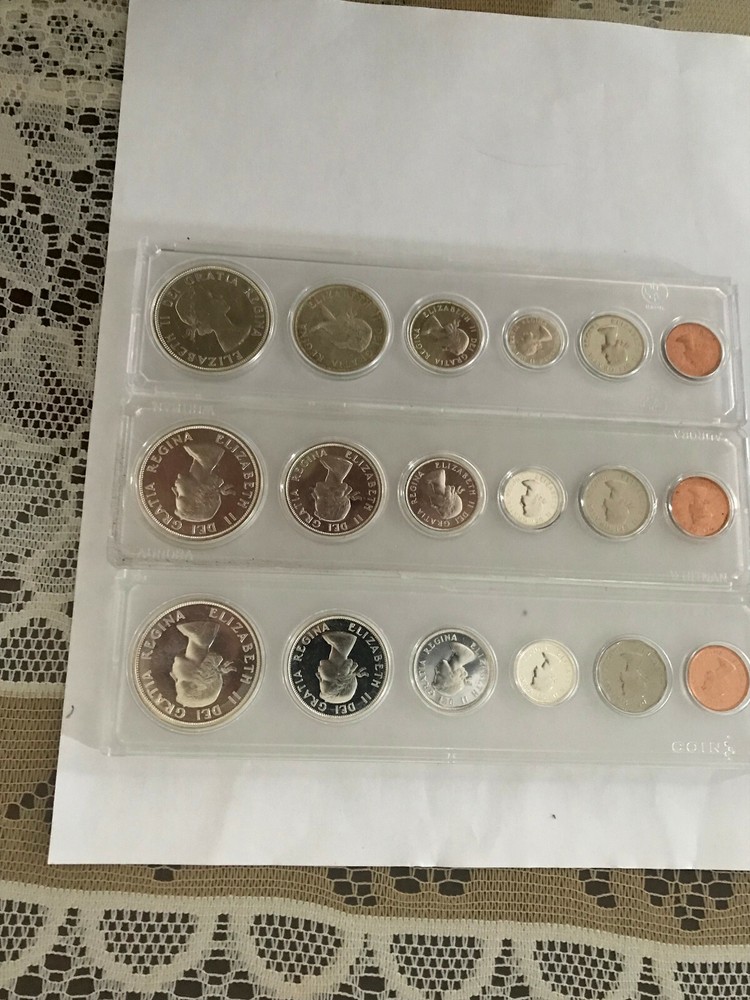Canada 6 coins set 1962, '63, '64 very nice sets