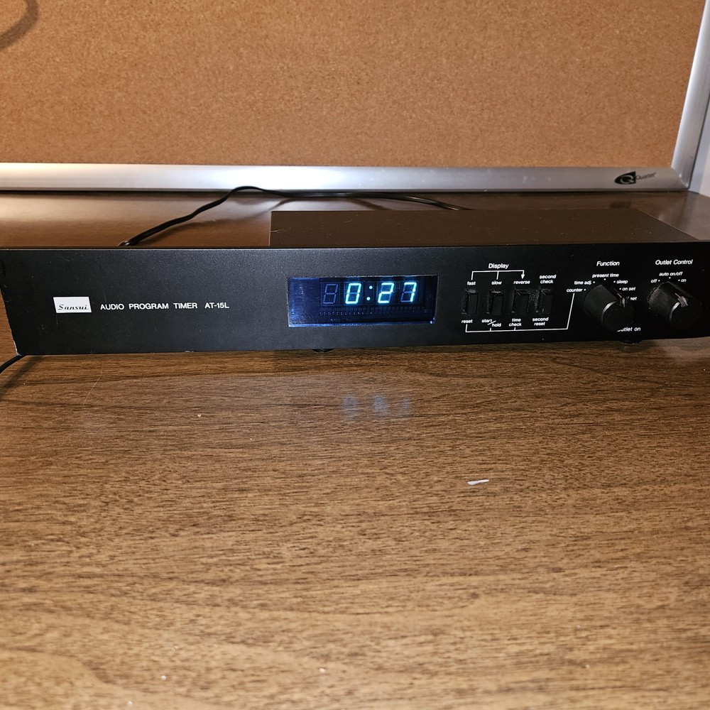 Sansui AT-15L - Digital Audio Program System Timer - Vintage Stereo Equipment