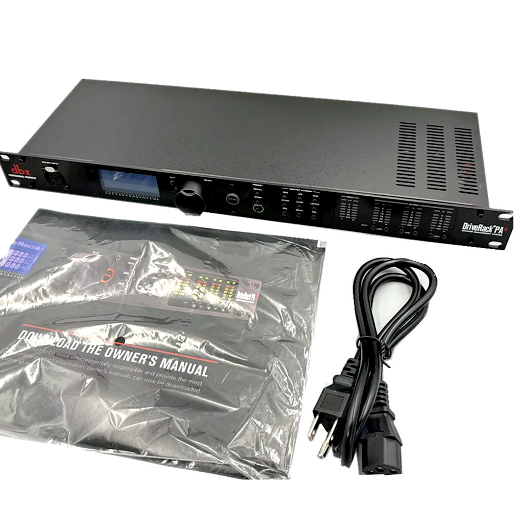 DriveRack PA2 Complete Loudspeaker Management System Black