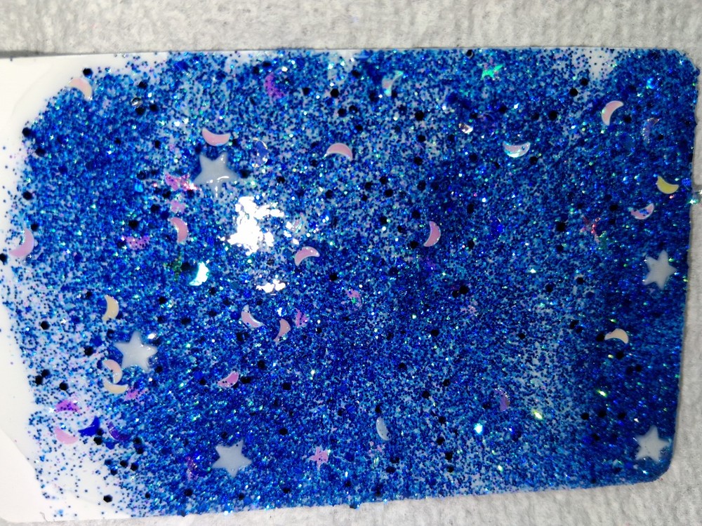 1 TSP Chunky Glitter Mix  BLUE