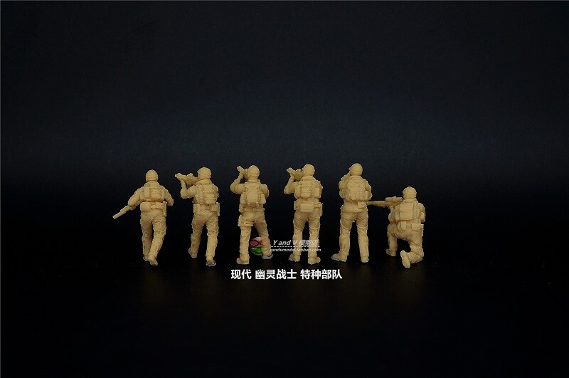 1/72 Modern "Ghost Warrior Special Forces"6 man group model(3D printed soldier)
