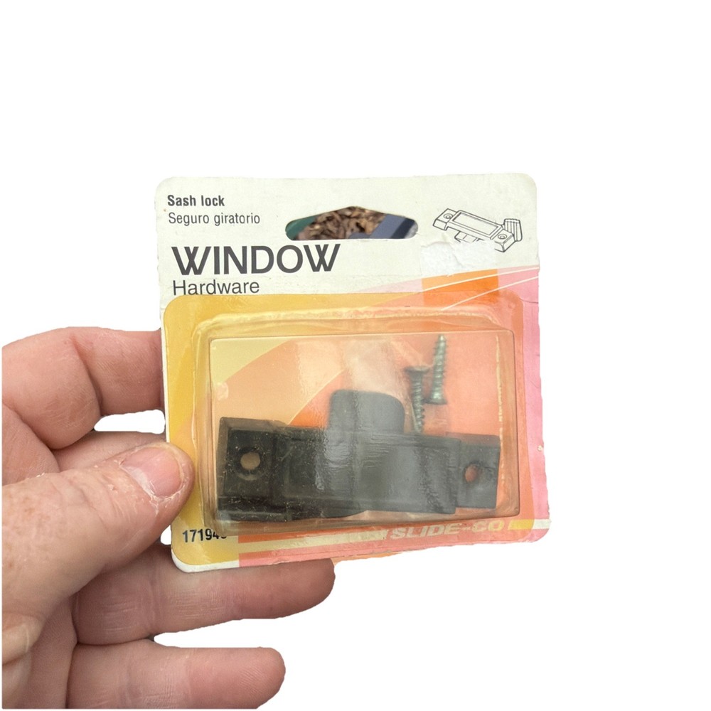 Slide-co  Window Sash Lock BLACK 171949