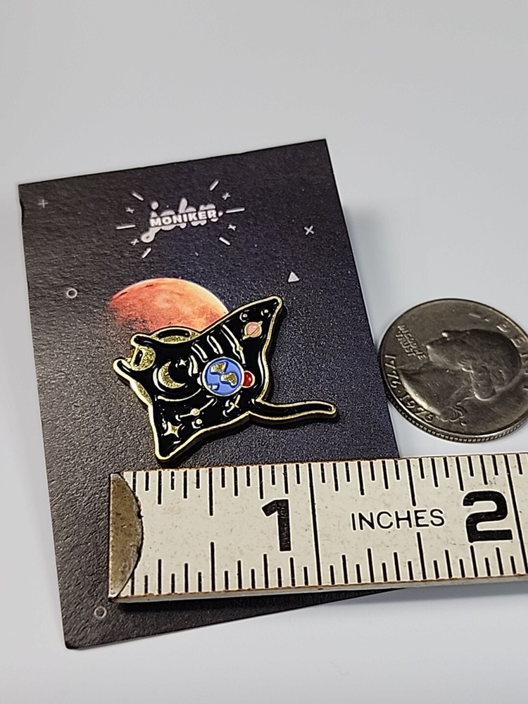 Sting Ray Galaxy Design Lapel Pin