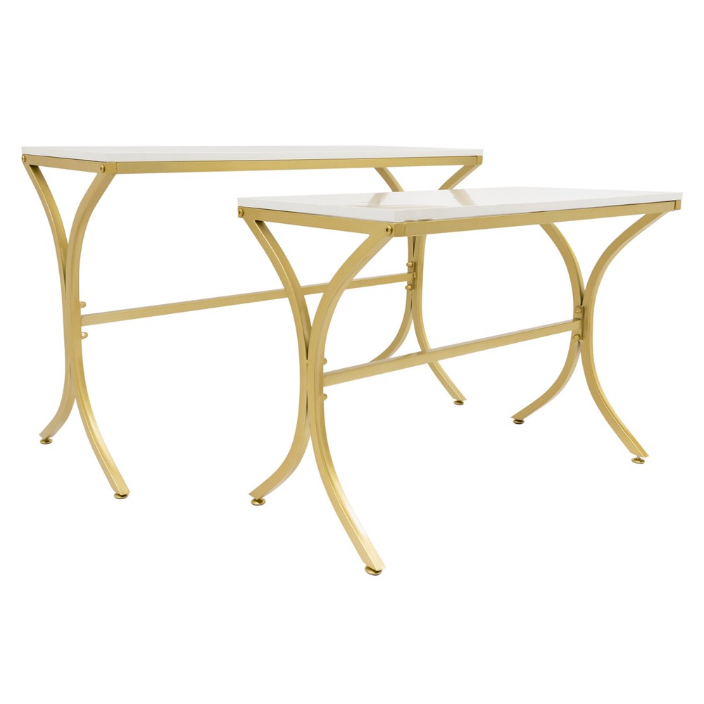 2pcs Handbag Display Stands, Display Riser Shelves, Modern Nesting Tables US!