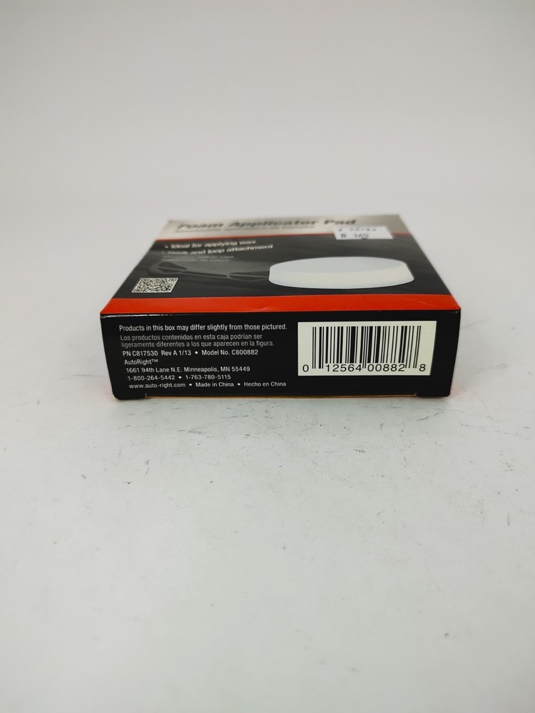 Autoright C800882 Foam Applicator Pad 4"