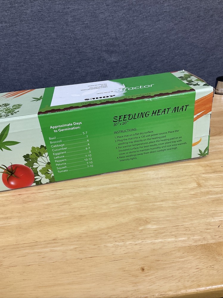 MET certified Seedling Heat Mat Seedfactor Waterproof Durable Germination Sta...