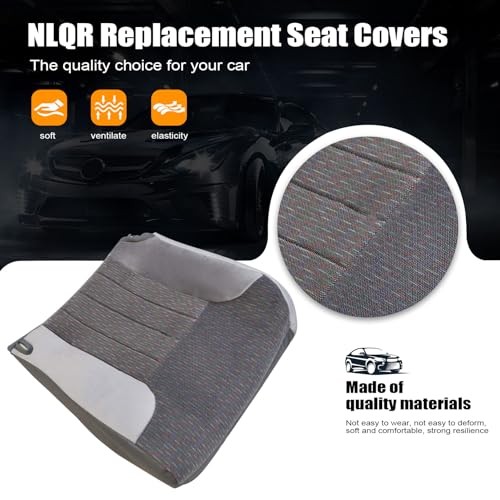 Front Driver Side Bottom Replacement Cloth Seat Cover #D5 or C3 Medium Quartz