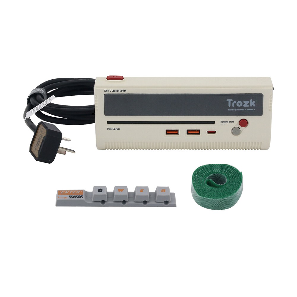 TC-02 Game Style Power Socket 20W Fast Charging Socket Multi-function for Trozk