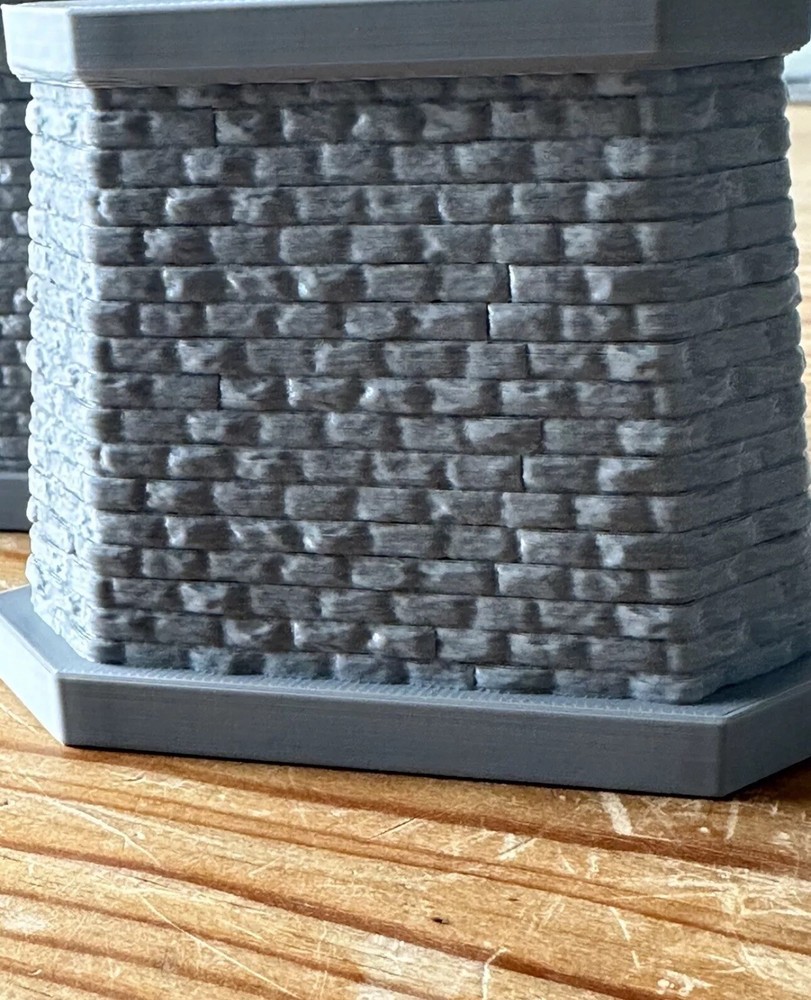 HO Scale Stone Abutments and center Pier