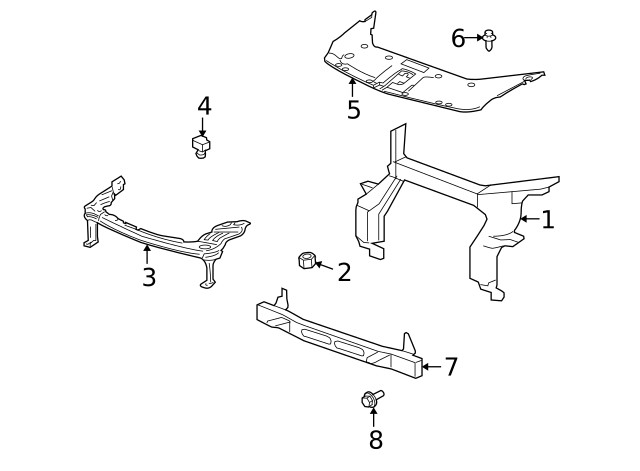 Ambient Air Temperature Sensor Assembly with 2 Terminals and 2 Alignment Tabs
