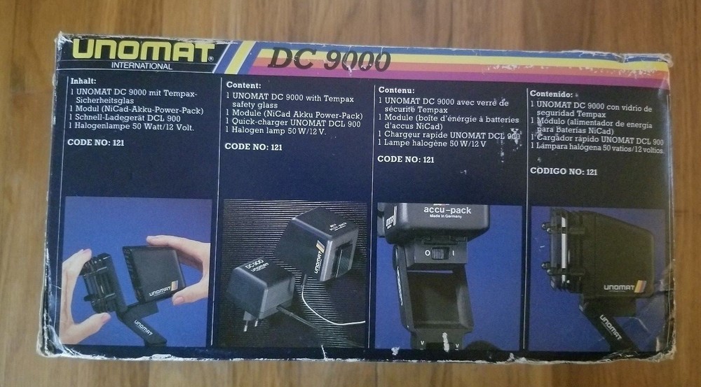 UNOMAT International DC 9000 Video Light System