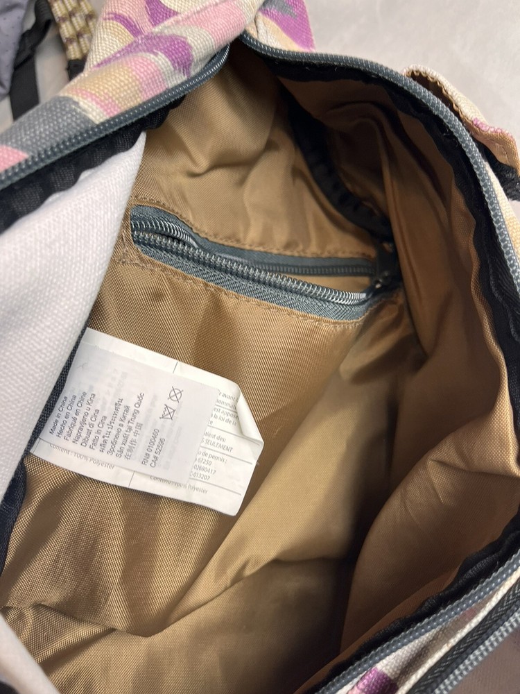 KAVU Rope Sling Bag Beige Geometric Western Native Pattern
