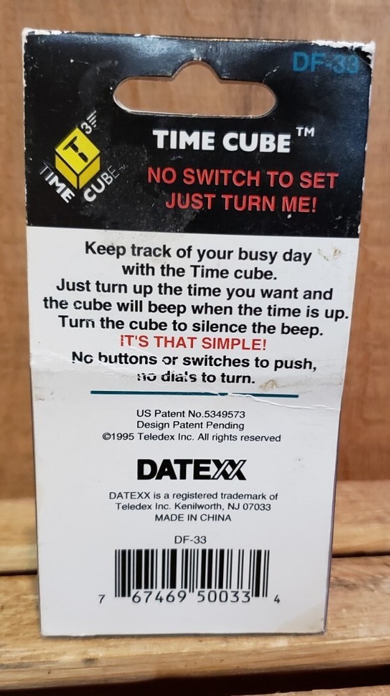 Vintage Datexx Time Cube DF-33