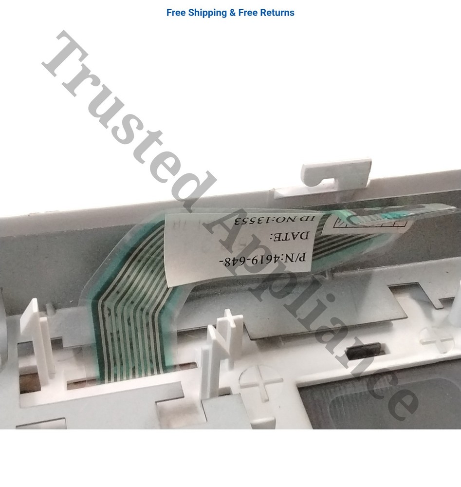 Microwave Control Panel Console 4619-648-13553 White white