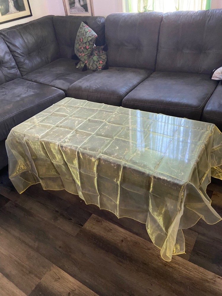 organza overlay 85x85