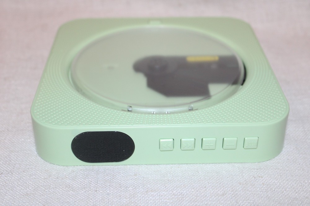 "Read" -- Portable Wall Mountable Bluetooth CD Player with Remote Control Green