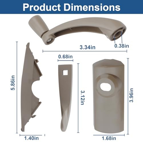 Hardware Pack for Andersen Perma-Shield Casement Windows, Classic E-Z Casement
