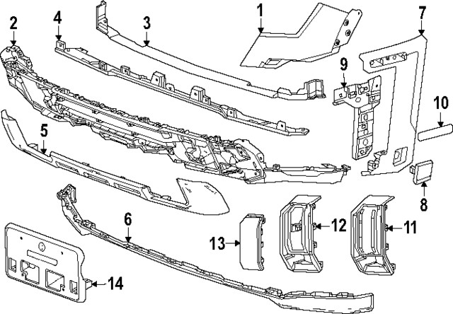 Genuine GM Upper Deflector 86775760