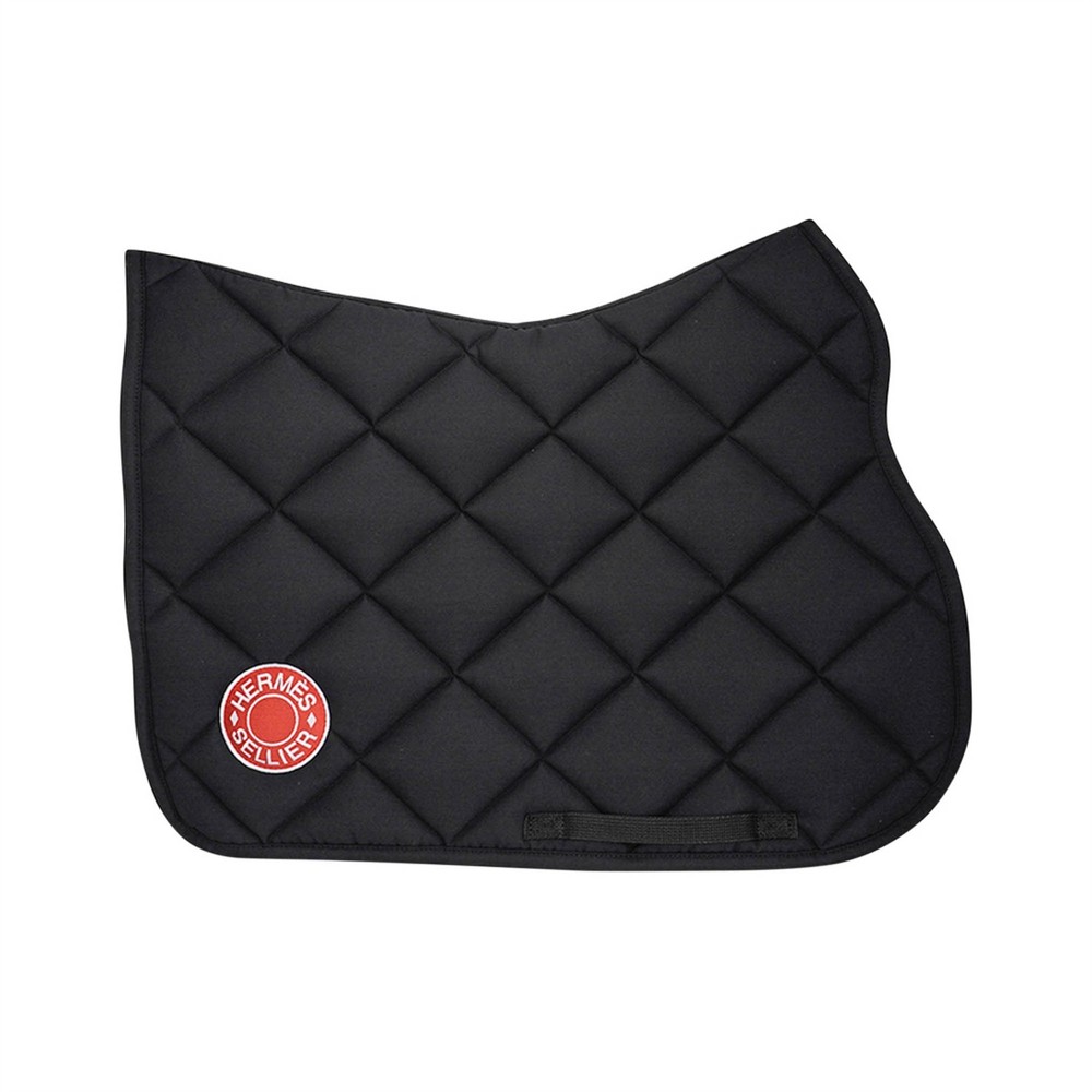Hermes Saddle Pad Jump General Purpose Black New