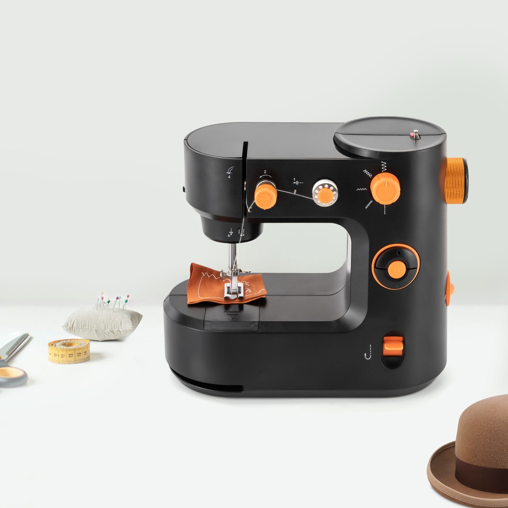 Portable Mini Electric Sewing Machine Two Modes With Storage Box For Beginners