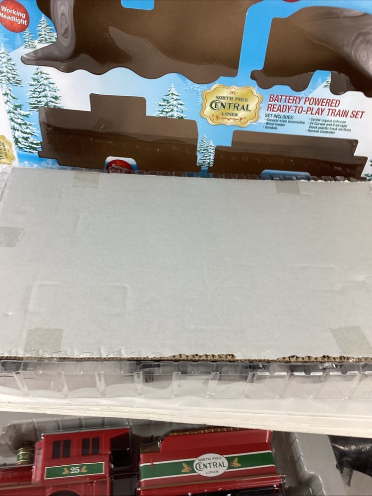Lionel #7-11729 North Pole Central Lines Battery Powered Train Set