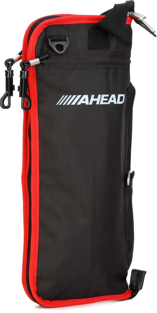 Ahead Deluxe Stick Bag - Black/Red Trim (2-pack) Bundle