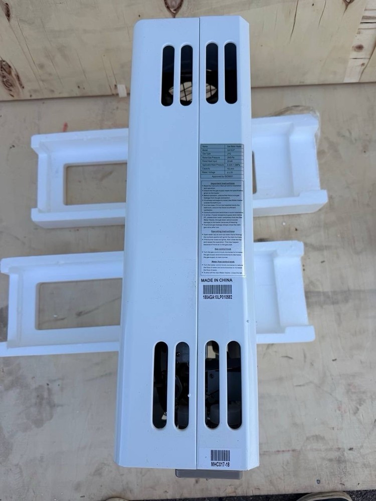 Marey 10L Tankless Gas Water Heater – Open Box (New)