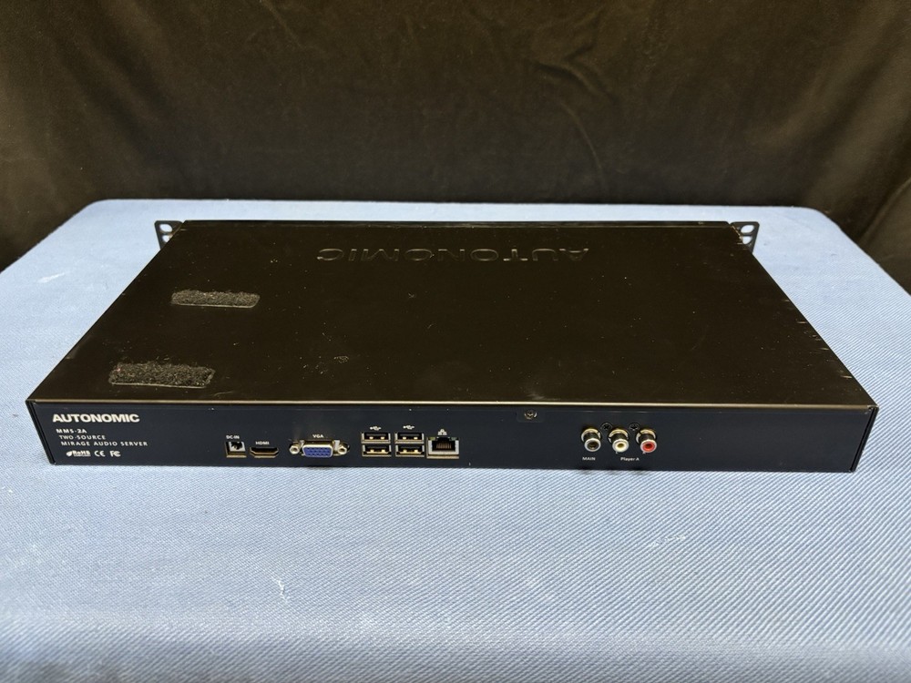 Autonomic MMS-2A Two Source Mirage Audio Server Testec
