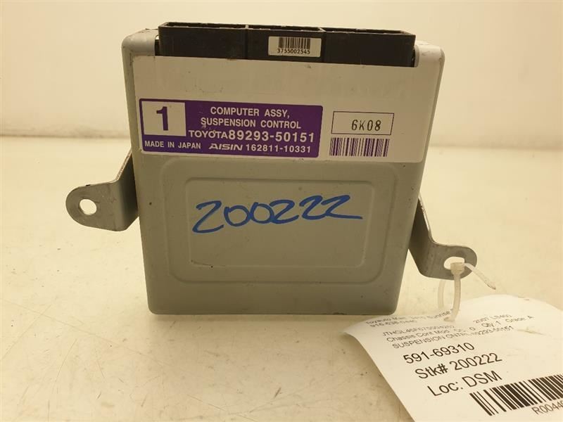 07 08 LEXUS LS460 SUSPENSION CONTROL ECM