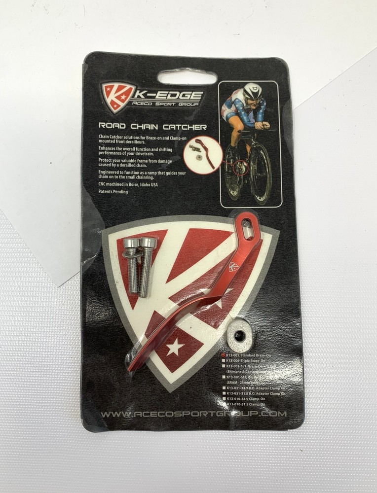 K-Edge Road Chain Catcher Red New
