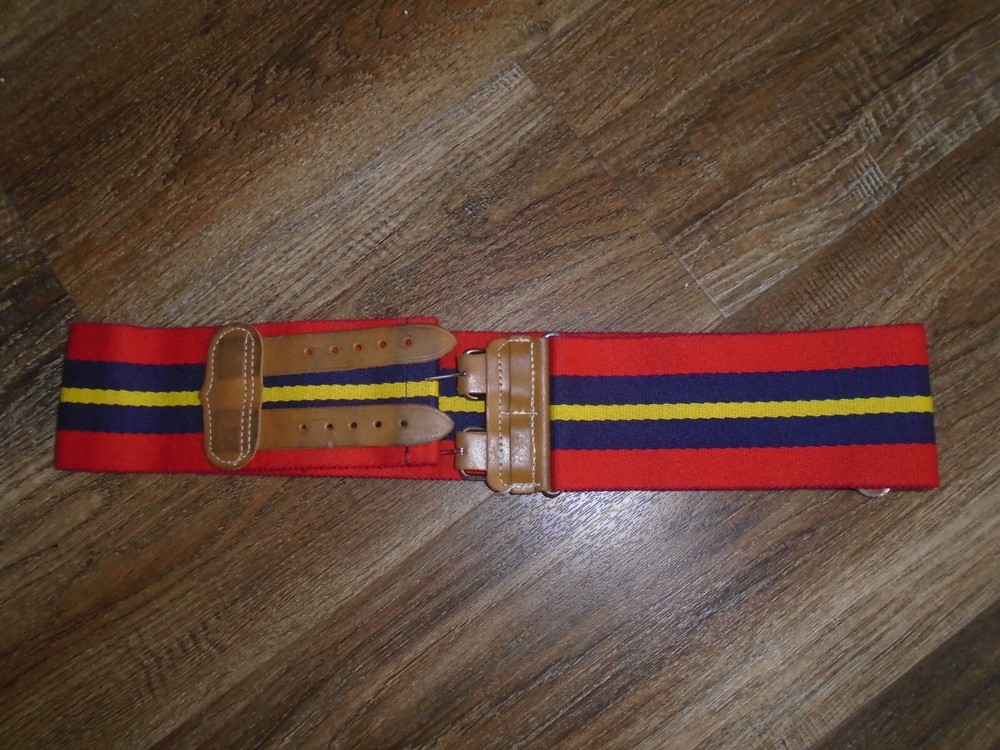 ROYAL ARTILERY STABLE BELT SIZE MEDIUM AMMO AND CO