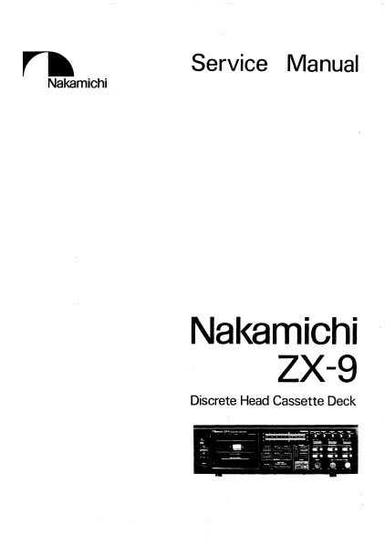 Nakamichi HiFi service manuals Computer DVD