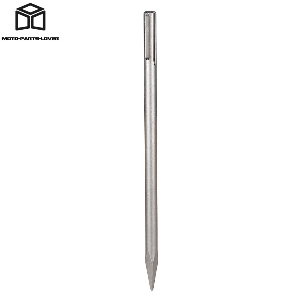 3 Pack SDS Max Bits Set Durable 16" Long-Point Chisel Scaling Chisel Flat Chisel