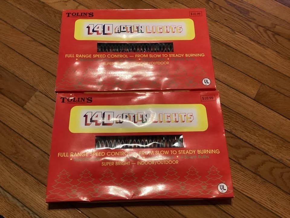 Christmas Lights 140  Action Lights (1 Set Left)