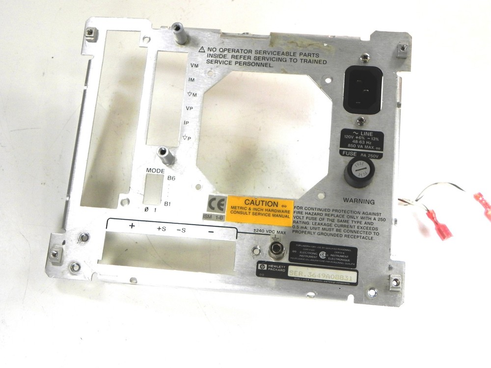 Keysight 06023-00024 Rear Panel