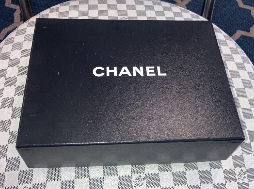 Chanel Empty Black Gift Box 9” x 6.5'' x 2.75'' .