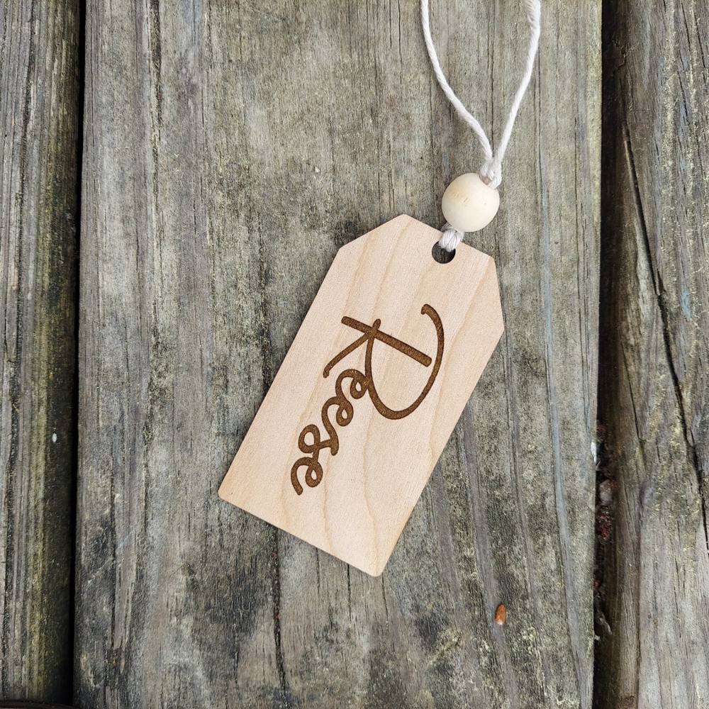 Personalized Gift tag | Custom Wooden Name Tag