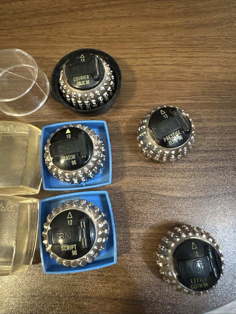 Typewriter Element Balls Lot