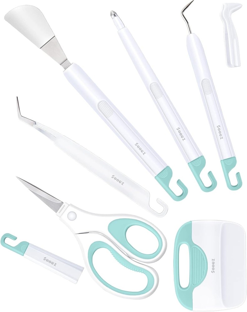 Vinyl Weeding Tool Set - 6PCS Precision Craft Tools for Vinyl Projects