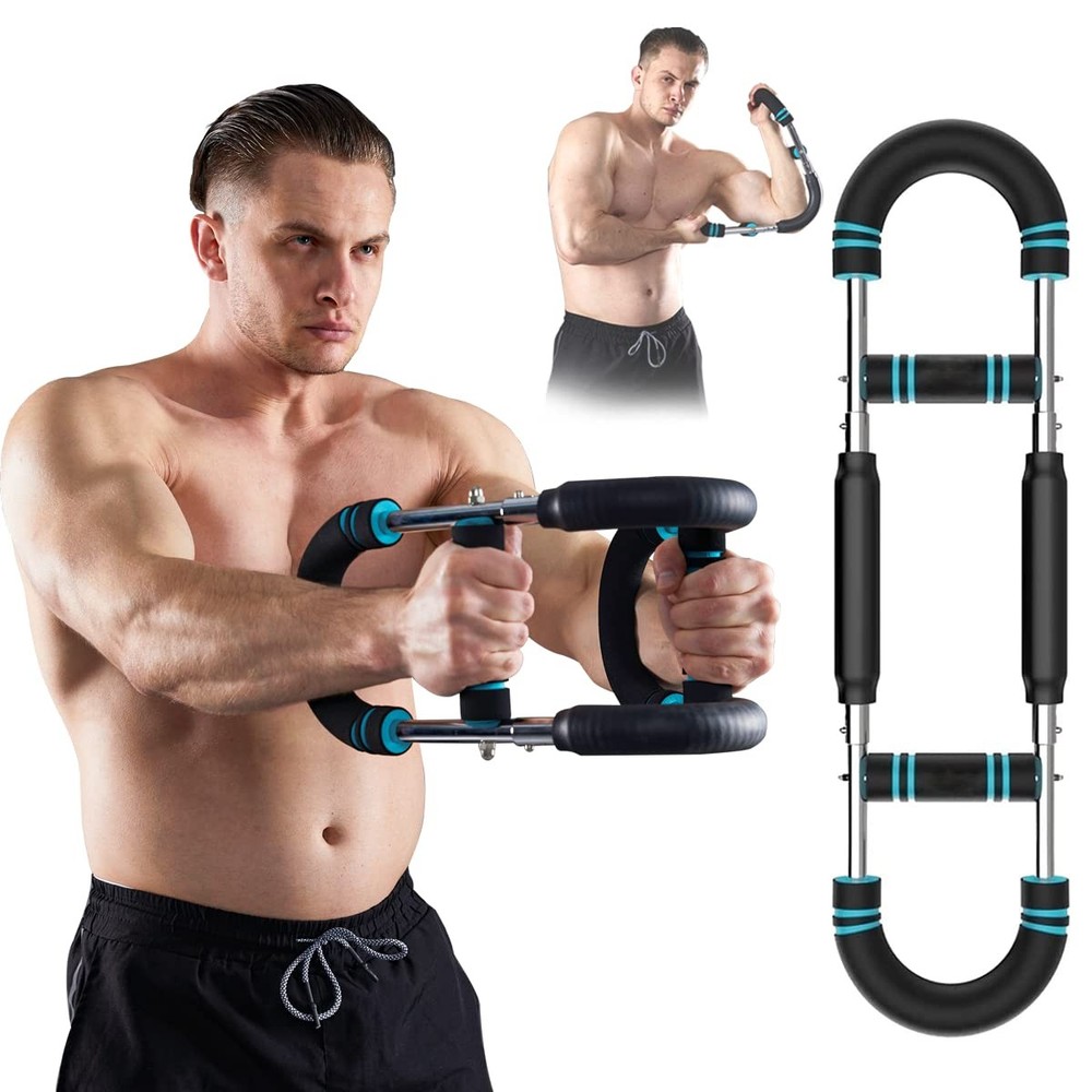 HOTWAVE Twister Arm Exerciser,Adjustable Spring Workout Bar, Forearm Triceps ...