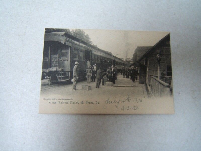 Train Wreck RPPC Postcard Divided Back 1916?