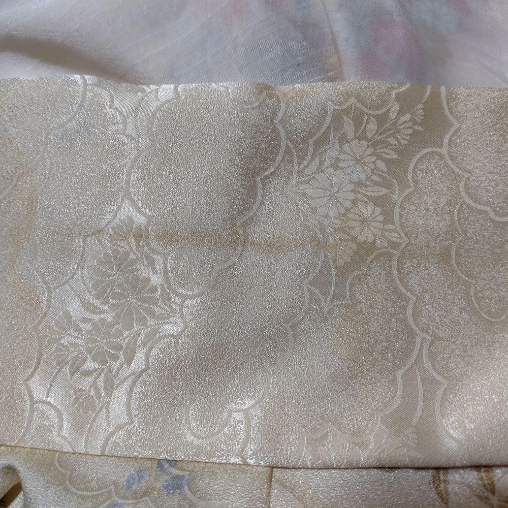 Komono Polyester Kimono Flower Pattern, Size 155cm, , Slight Mark