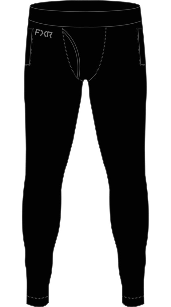 FXR Pyro Thermal Mens Base Layer Pants Black