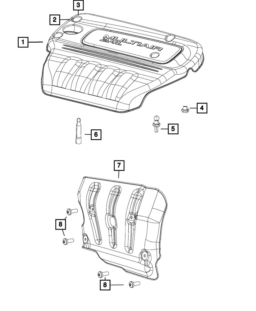 Genuine Mopar Hex Head Bolt 6106692AA