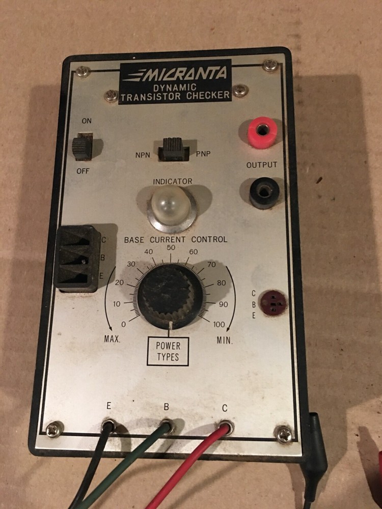 MICRANTA DYNAMIC transistor checker used