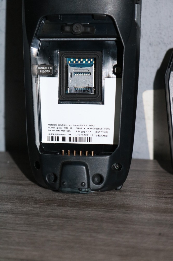 Zebra Motorola MC2180 MC2180-MS01E0A Barcode Scanner Mobile Computer w/ Battery