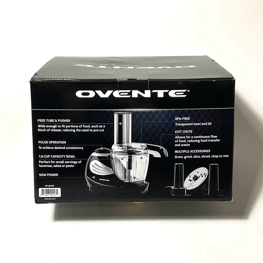 Ovente Multi-Use Food Processor (1.5 Cup Capacity)