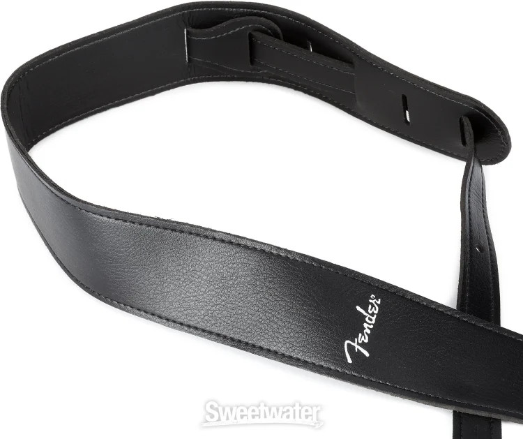 Fender Vegan Leather Guitar Strap - Black